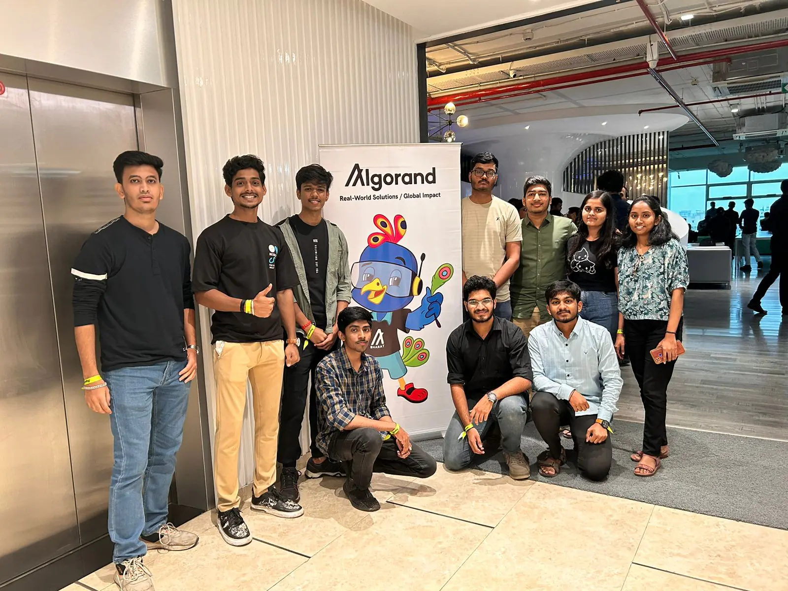 session on blockchain technology, organized by Algorand1