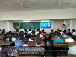 Expert Session on Anti-Drug Awareness by Mr. Shankar Suresh Patil, Police Sub Inspector, Waraje Malvadi Police Station, Pune