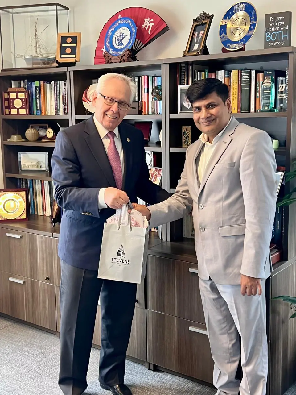 Dr. Sachin Sakhare visit to Stevens university, New york