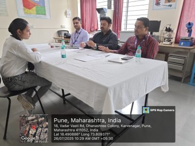 BE Students Mock Interview by Alumni