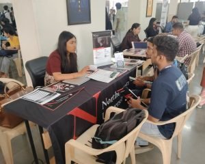 Giving Guidance to Students at an International Education Fair1