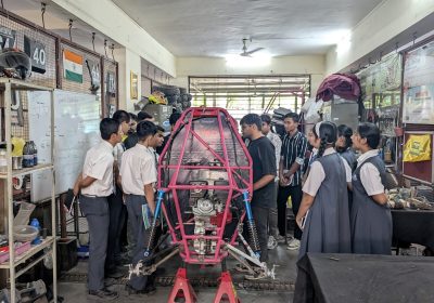 Students Visited the BAJA SAEINDIA Student Activity Workshop