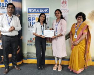 The Times of India, Federal Bank, and Maharashtra Times organized the Speak For India District-Level Competition at MMCOE. -1