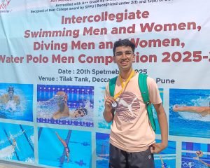 Third Place in Intercollegiate Swimming Men & Women Driving Men & Women , Water polo Men Competition 2025